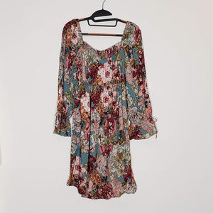 Anthro Maeve NWOT floral peasant dress